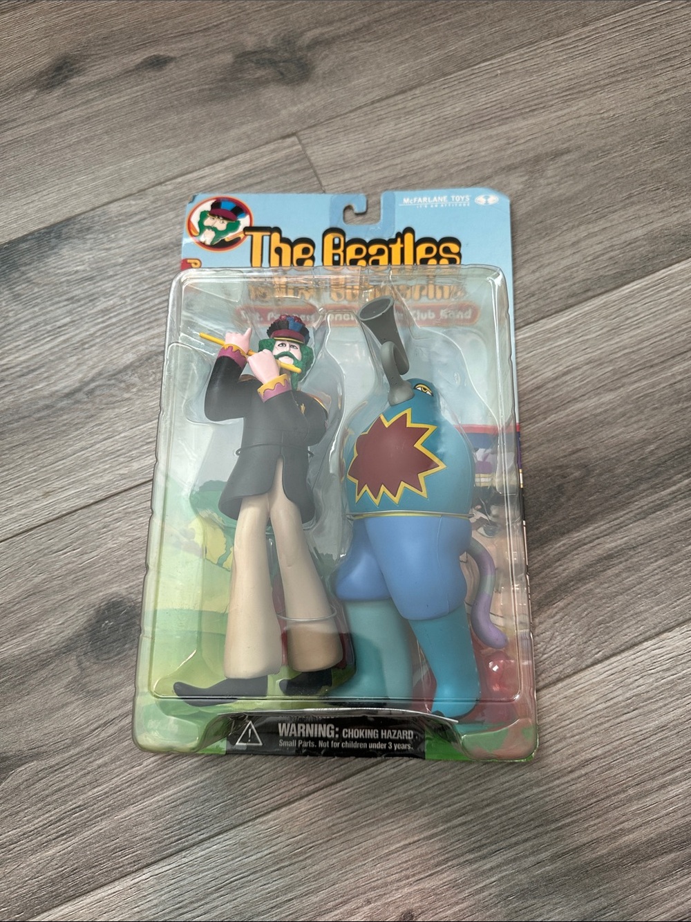 The Beatles Blue and Black Yellow Submarine Collector Figures